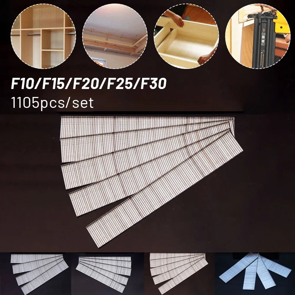 F15 F20 F25 F30 Straight Brad Nails Stainless Steel Stapler DIY Home
