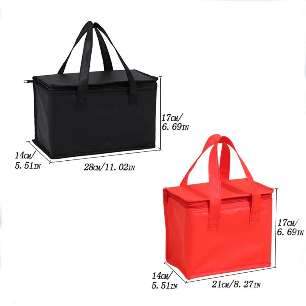 Portable Lunch Cooler Bag Folding Insulation Picnic Ice Food Thermal