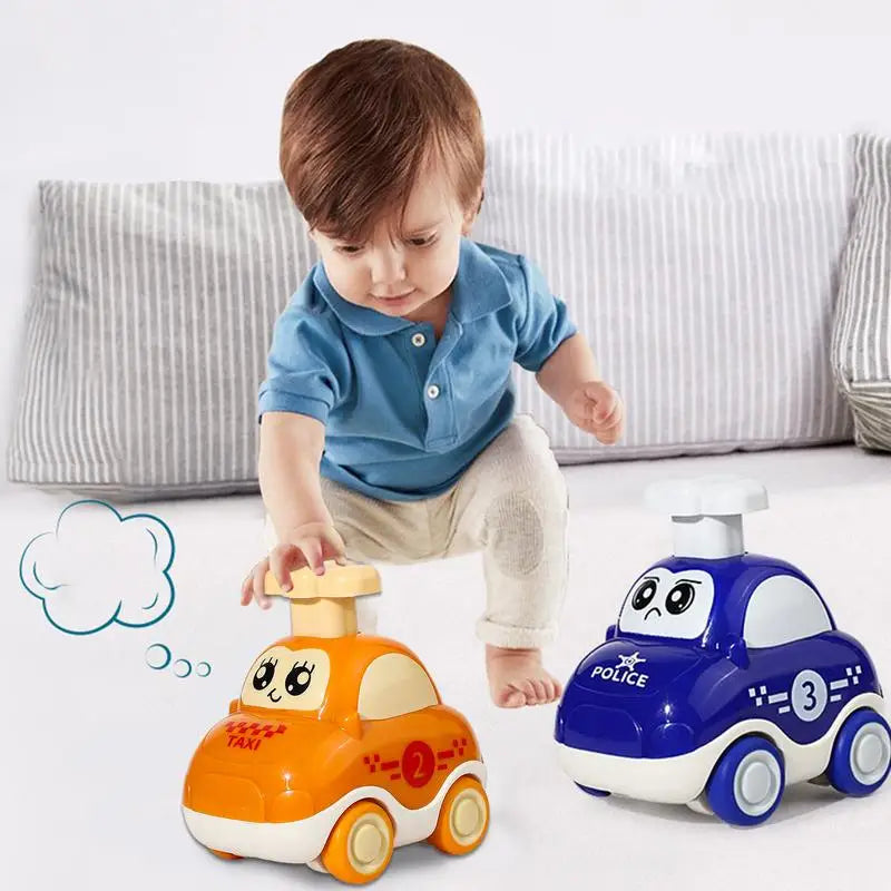 Press & Go Cartoon Animal Truck Toy for Toddlers Age 1–3