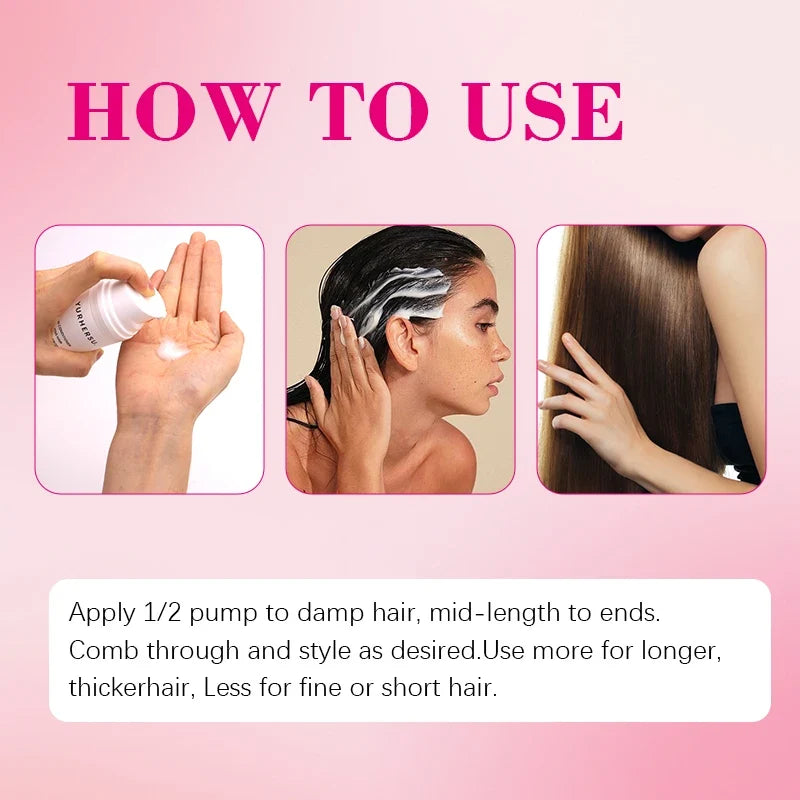 YURHERSU No-Wash Hair Mask – Smooth, Lightweight & Non-Greasy