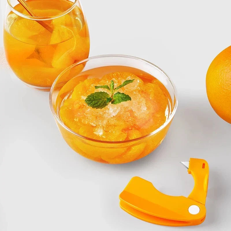 Orange Peeler Tool – Easy Citrus Peeling Device | Stainless