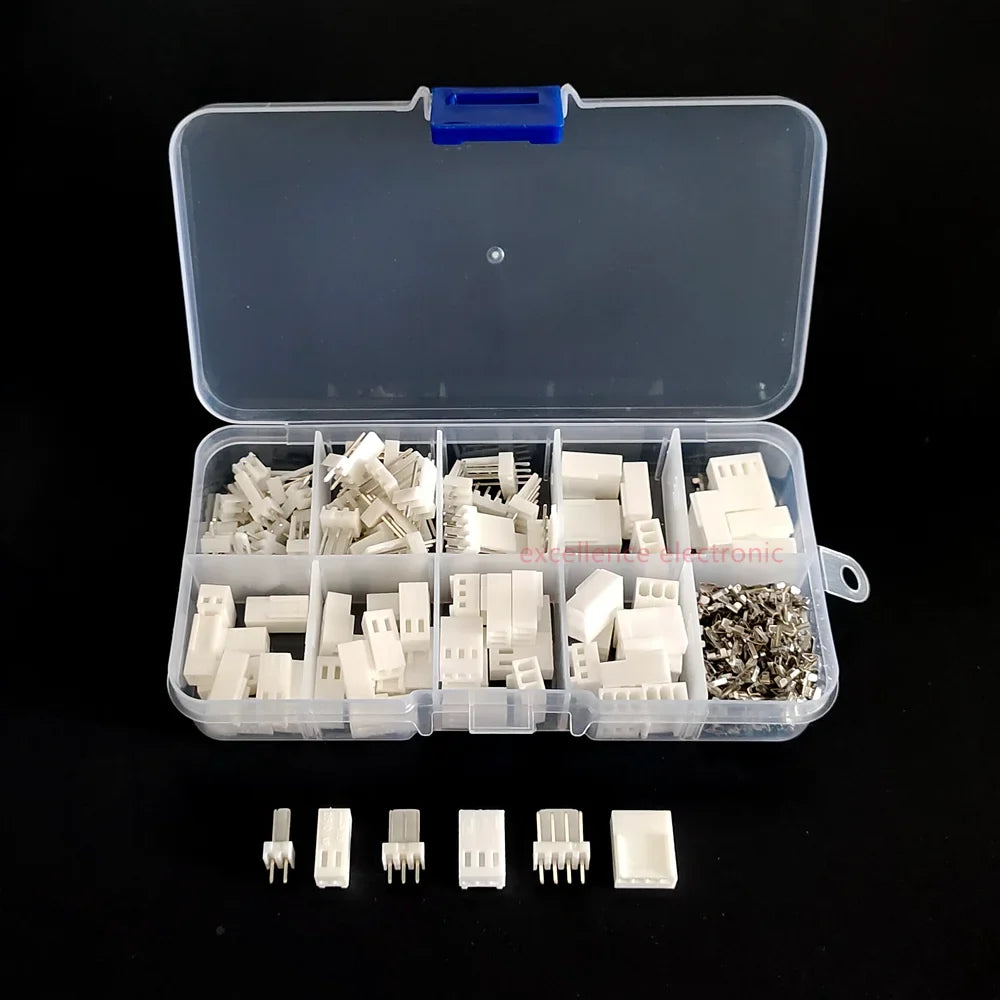KF2510 Kits 50 Sets 2p 3pin 4 Pin Pitch Electrical Connector Box Male