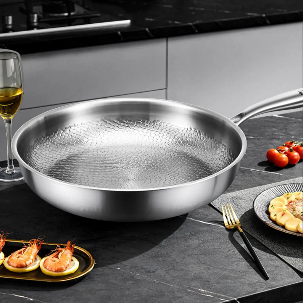 Frying Pan Lid Titanium Scratch-resistant Skillet Kitchen Outdoor