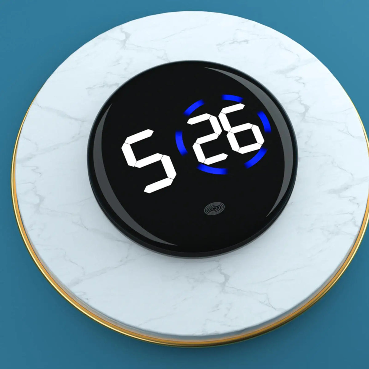 Smart LED Digital Car Dashboard Clock – Waterproof Stick-On