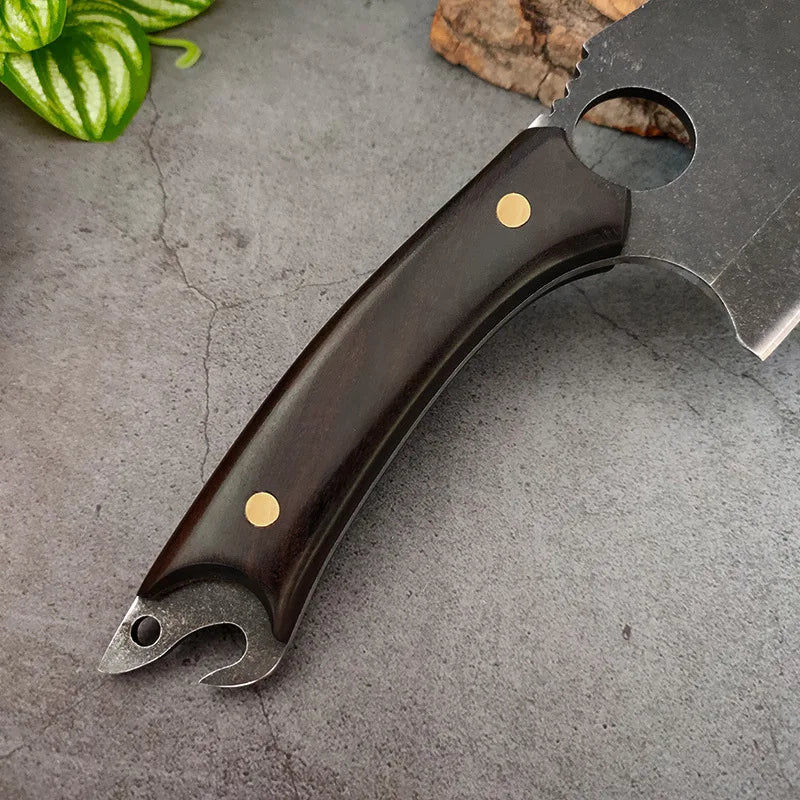 Japanese High Carbon Steel Kitchen Cleaver & Boning Knife