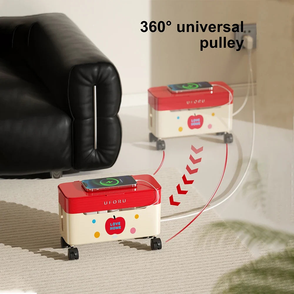Cable Organiser Castors Spacious Capacity Stylish Design Ultimate
