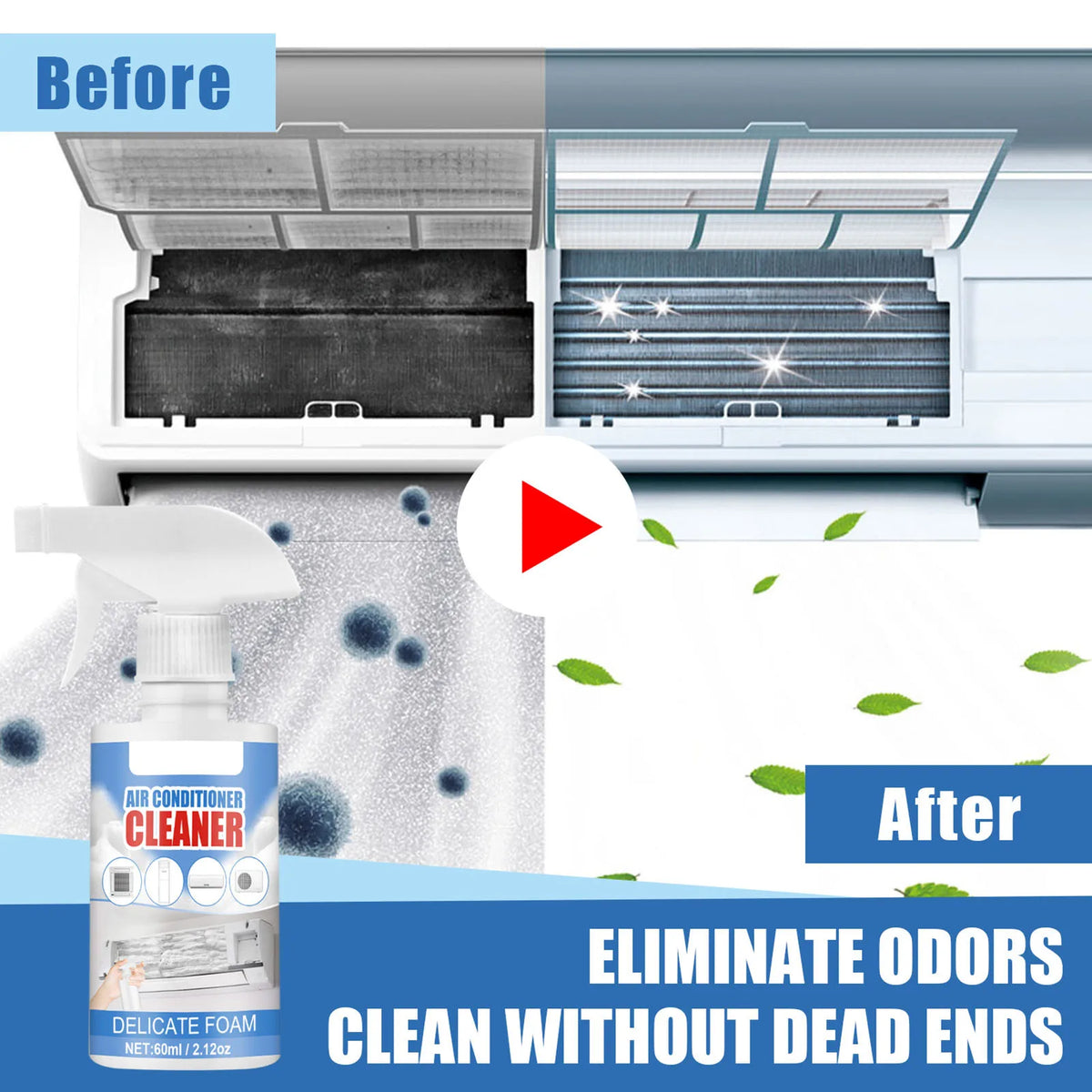 AC Coil Spray Foam Cleaner 60ml – Evaporator & Coil Cleaner