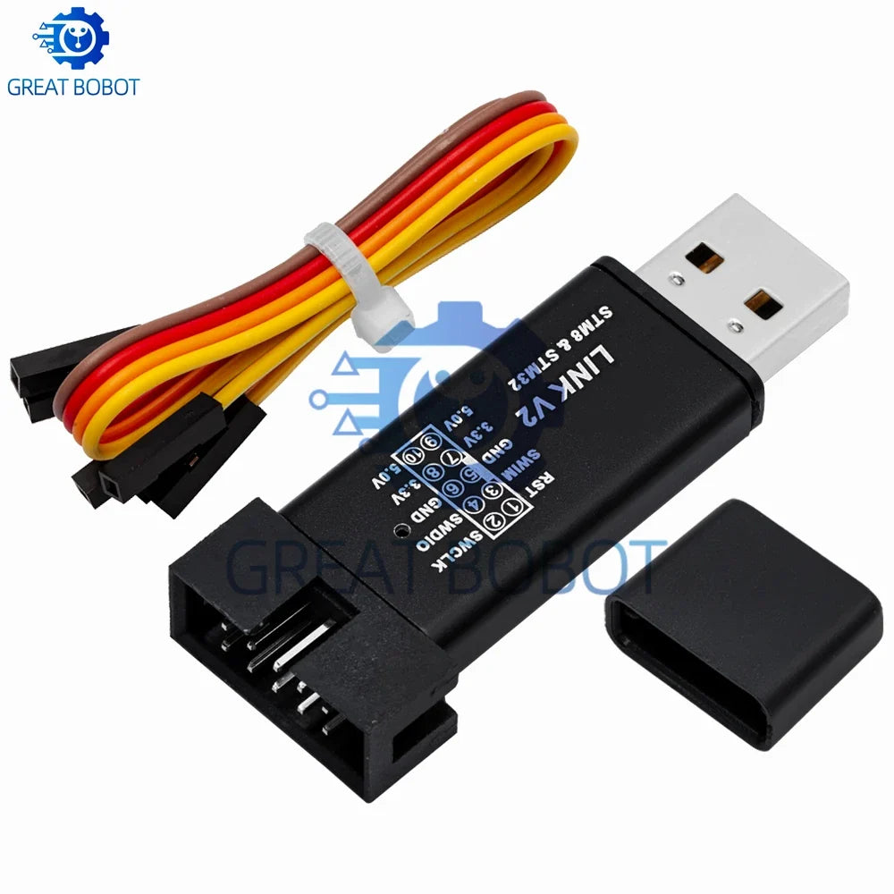 ST-Link V2 Mini STM8 STM32 Programmer with DuPont Cable