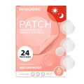 24-Pack Microneedle Acne Patches – Invisible & Waterproof