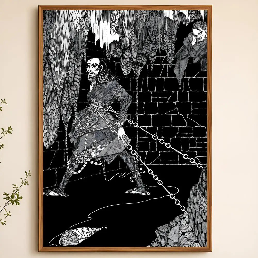 Harry Clarke Art Poster – Self-Adhesive Waterproof Wall Print
