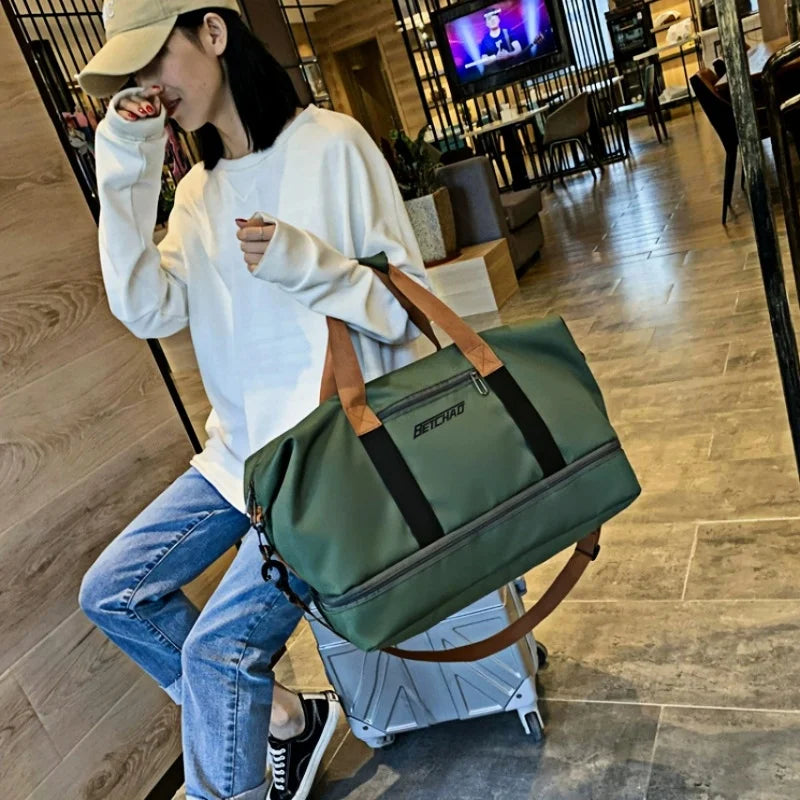 Portable Fitness Travel Bag – Crossbody Shoulder Chest Bag
