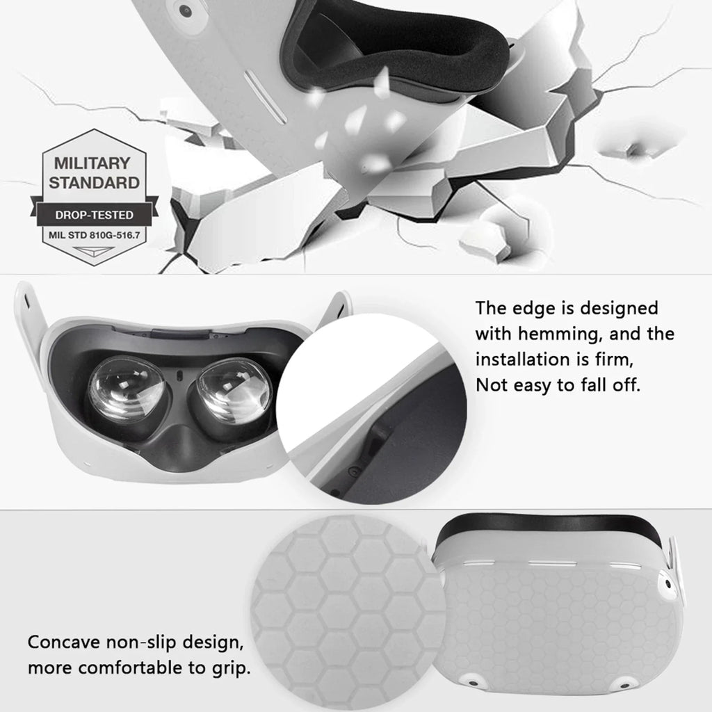 Silicone Protective Cover for Oculus Quest 2 VR Headset