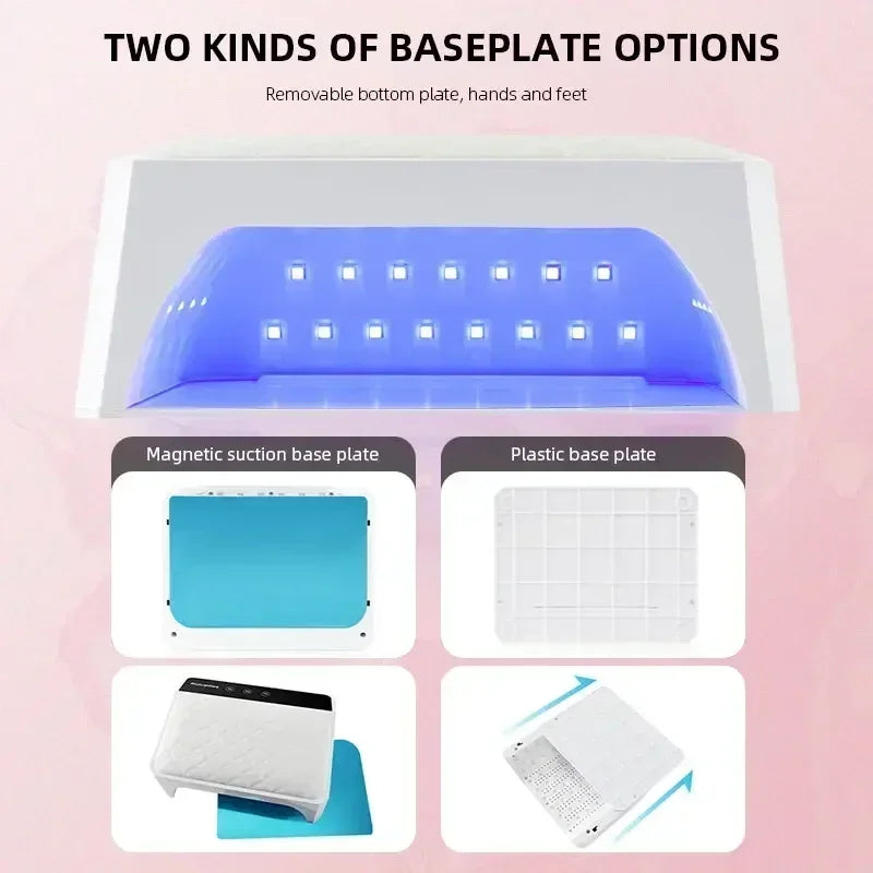 Cordless UV LED Nail Lamp 178W | 28800mAh Rechargeable Dryer