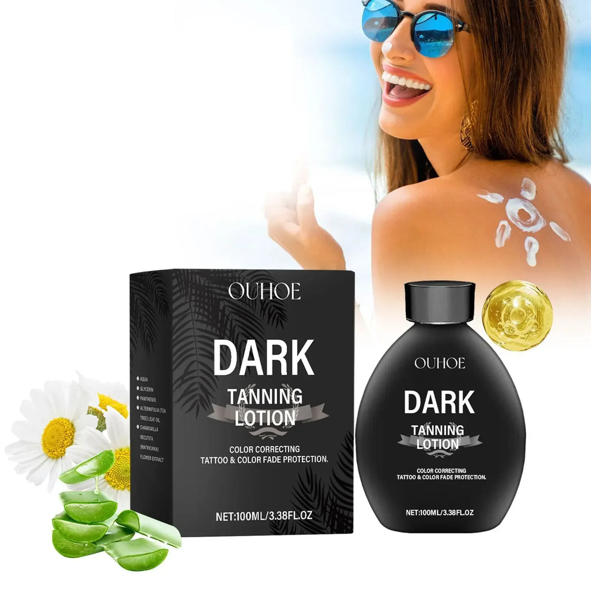 Sunless Self Tanning Lotion – Bronzer for Face & Body, 100ml