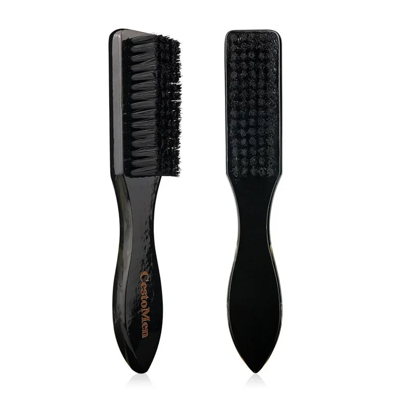 Premium Barber Fade Brush – Neck Duster & Grooming Tool