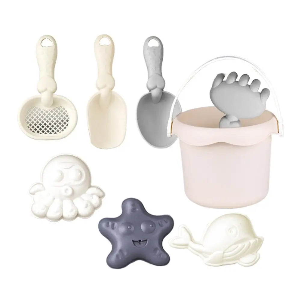 Kids Beach Toy Set – Bucket, Shovel, Rake & Watering Can