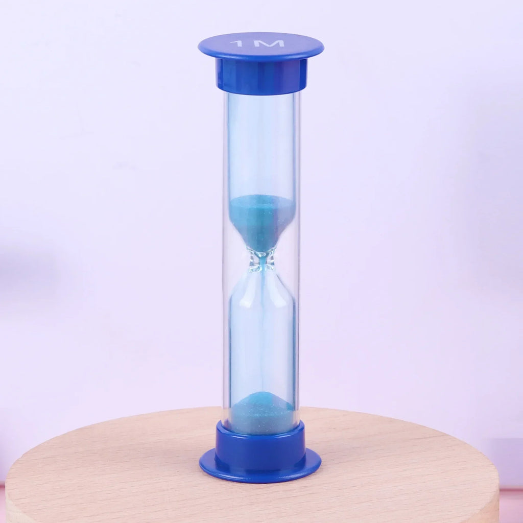 Colorful Anti-Drop Hourglass Sand Timer Set – 6 Pieces