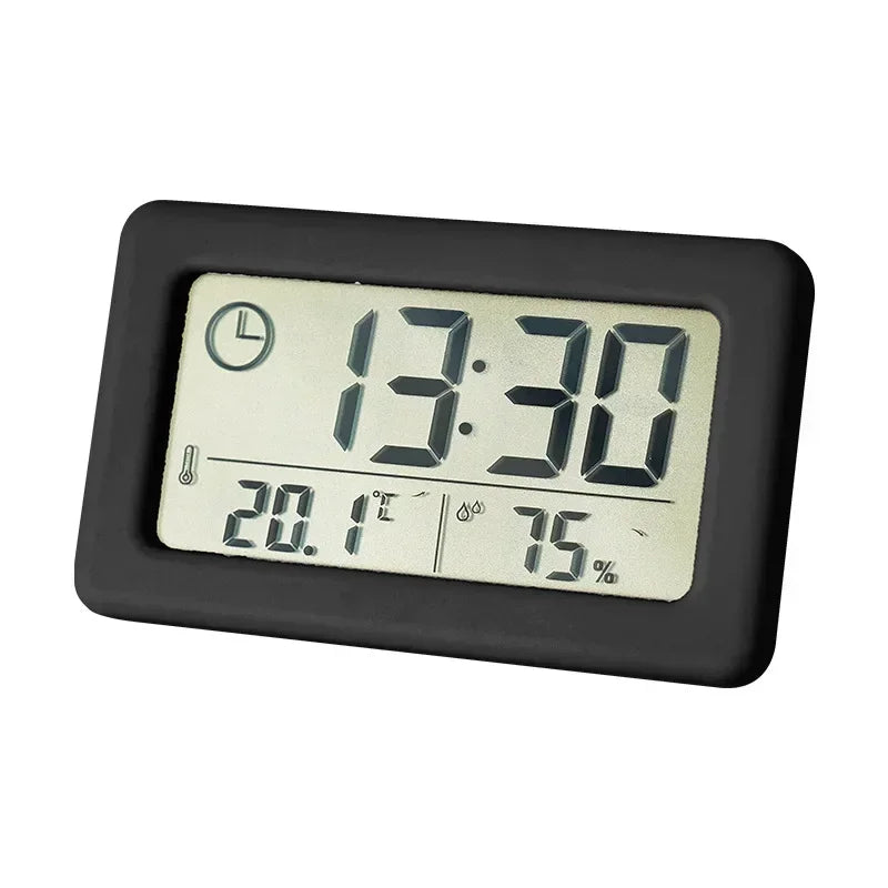 Digital LED Desk Clock Thermometer & Hygrometer | 12/24 Hour