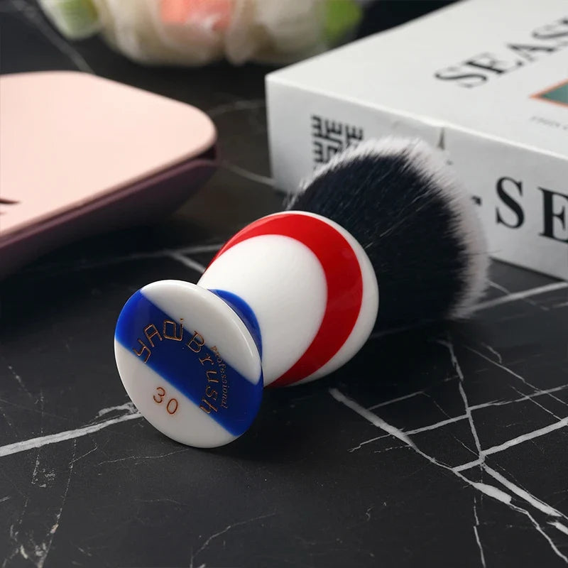 2026 Yaqi Monster Barber Pole Shaving Brush Colorful Bristle Men's