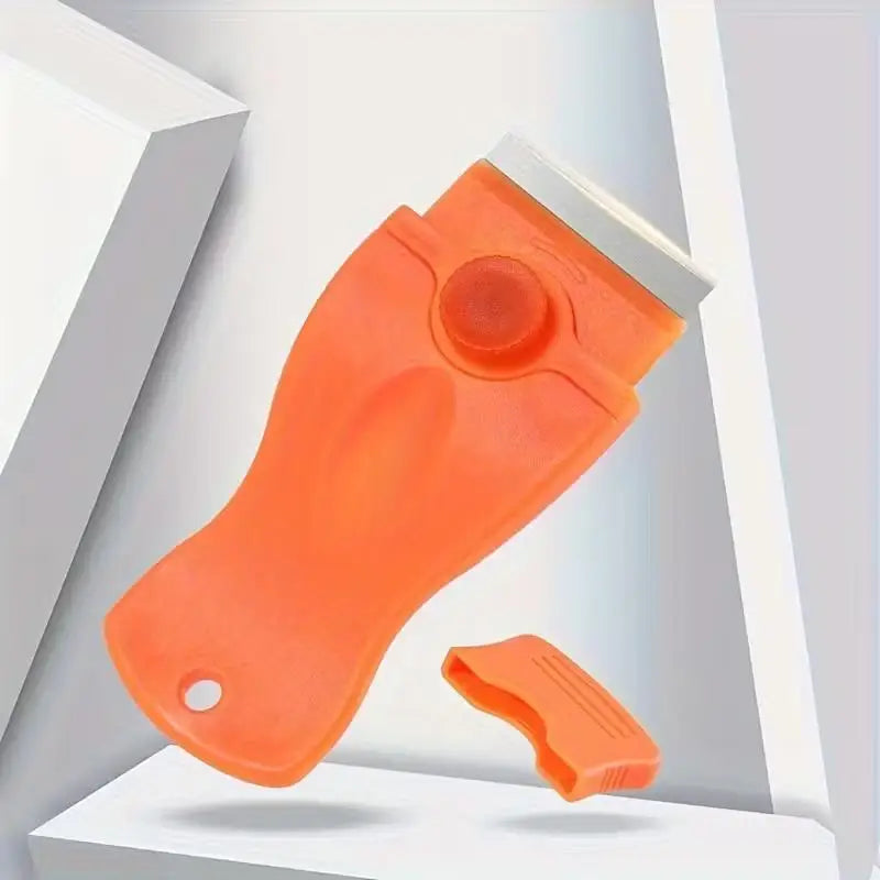 Stainless Steel Wall Scraper – Self-Adhesive Remover with Cover