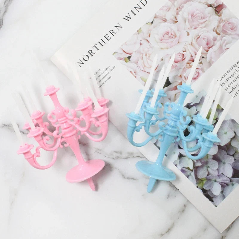 Retro European Cake Candlestick – Birthday & Wedding Decor