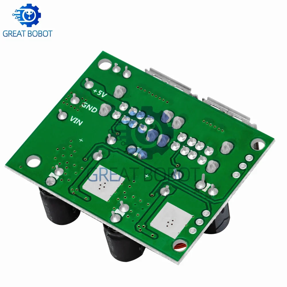 4-Port USB Step-Down Converter Board DC 12V/24V/40V to 5V 5A