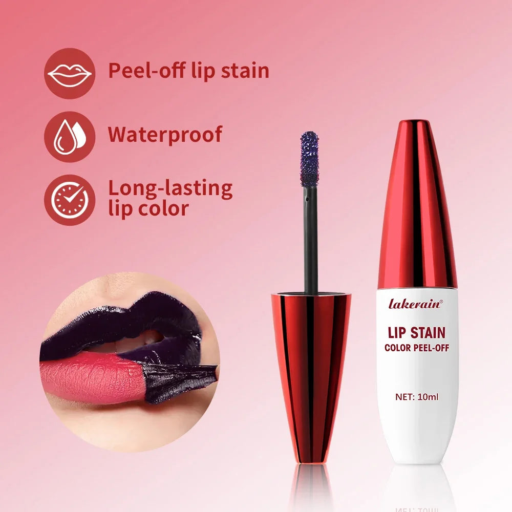 Peel-Off Lip Stain | 24H Waterproof Matte Liquid Lipstick