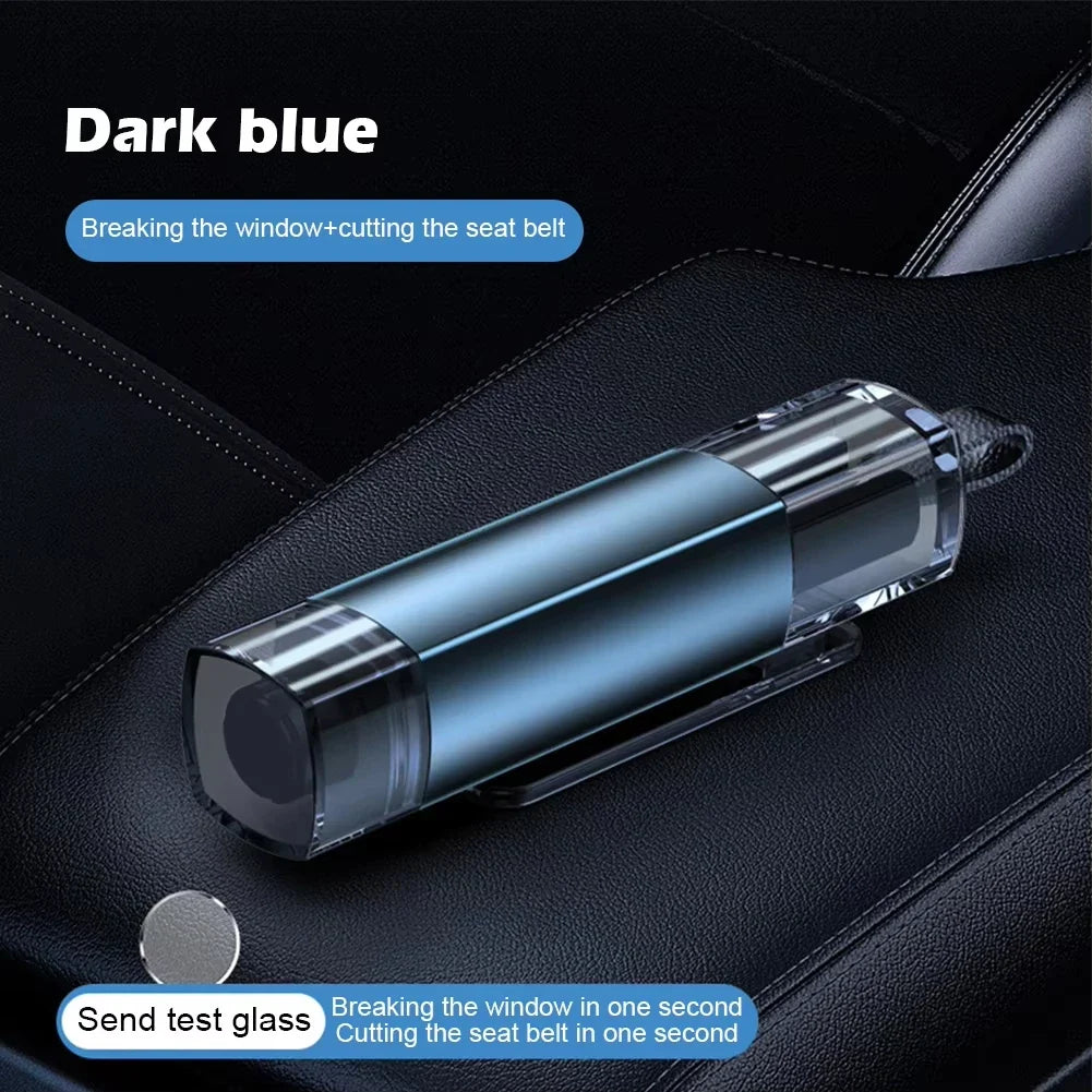 2-in-1 Car Emergency Glass Breaker & Seat Belt Cutter Tool