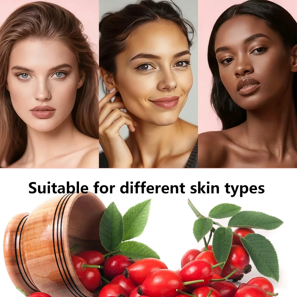 HISENRAIN Rosehip Serum & Cream Set – Brightening & Hydrating