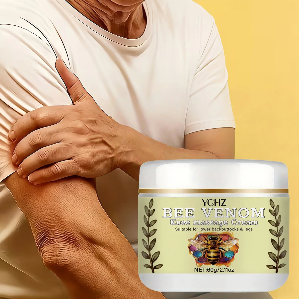 Bee Venom Cream – Chamomile & Eucalyptus Moisturizer 60g