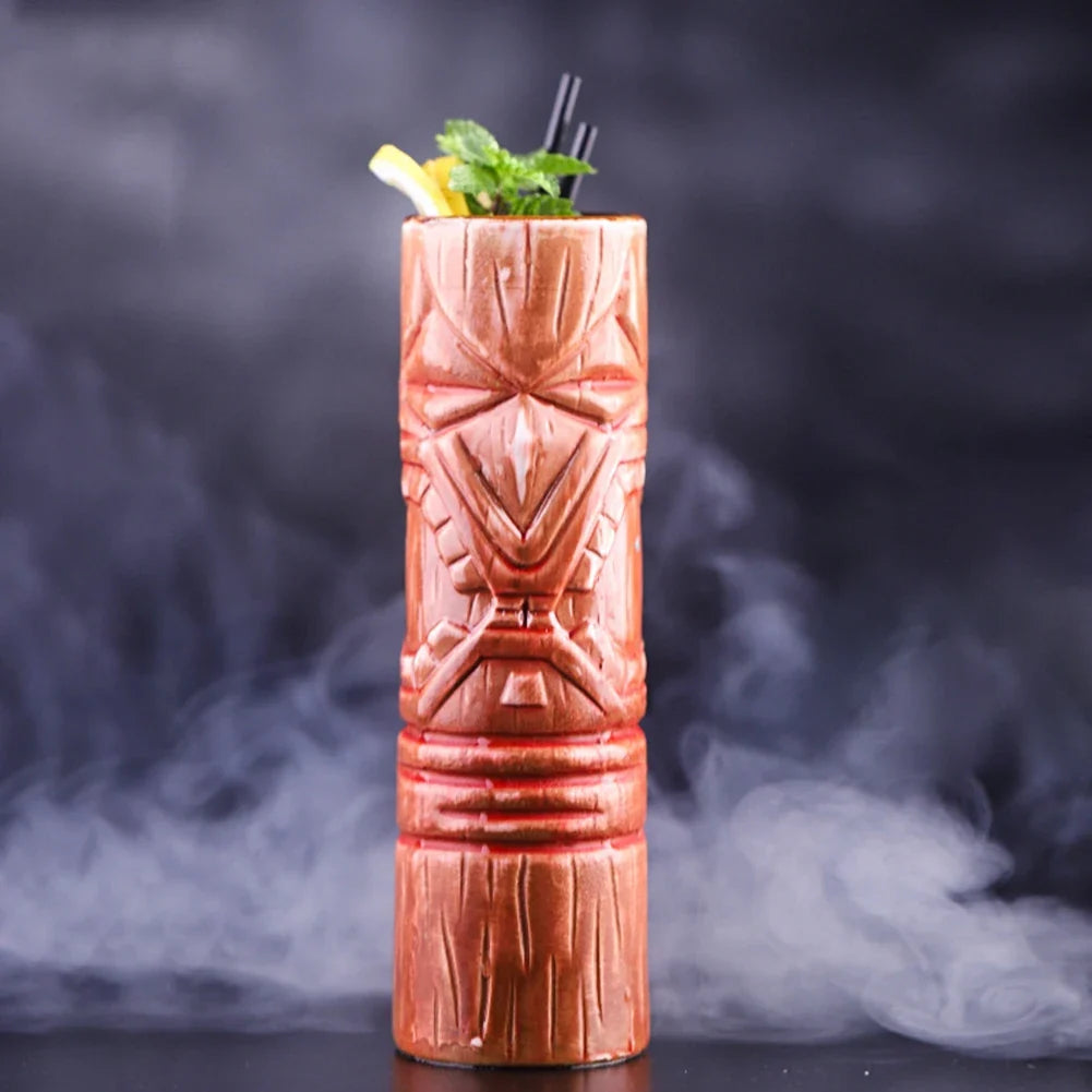Hawaiian Tiki Ceramic Mug – Large Cocktail & Bar Drinkware