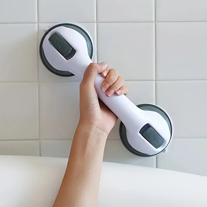 Suction Cup Shower Grab Bar – Anti-Slip Safety Handle 2 Pack