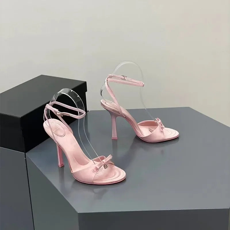 Women's Peep Toe Stiletto Pumps – Buckle Strap Heels Plus Size
