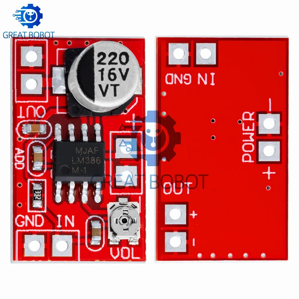 DC 5V–12V Electret Condenser Microphone Amplifier Board