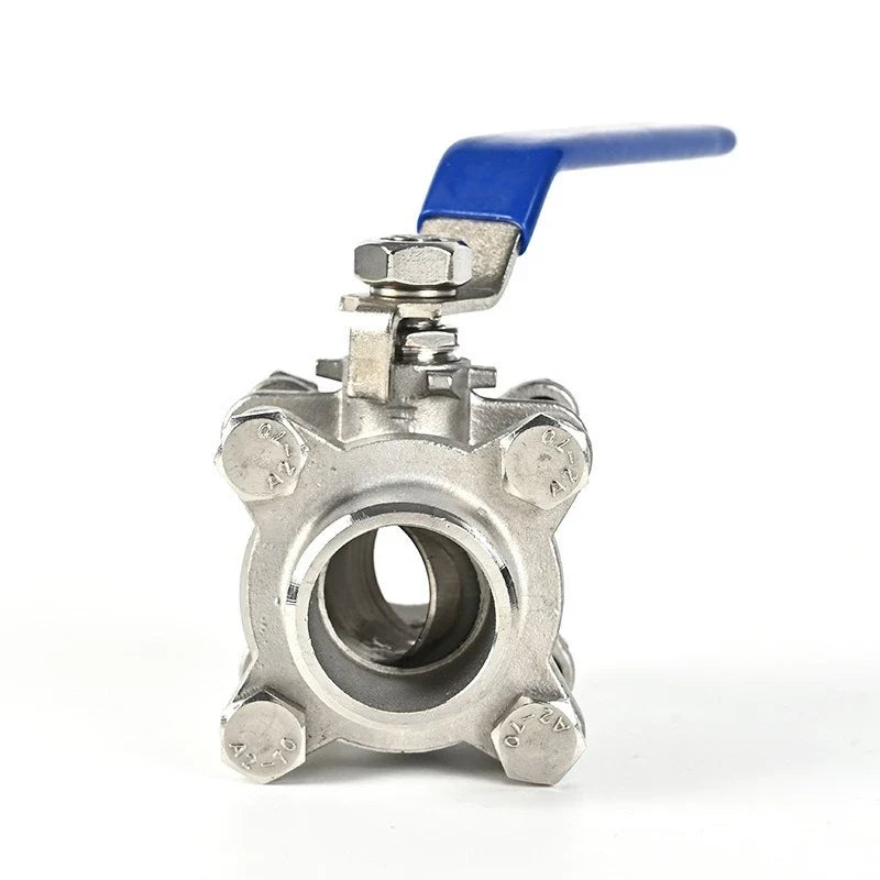 Stainless Steel BSP Three-Piece Ball Valve 1/2"–2" DN15–50