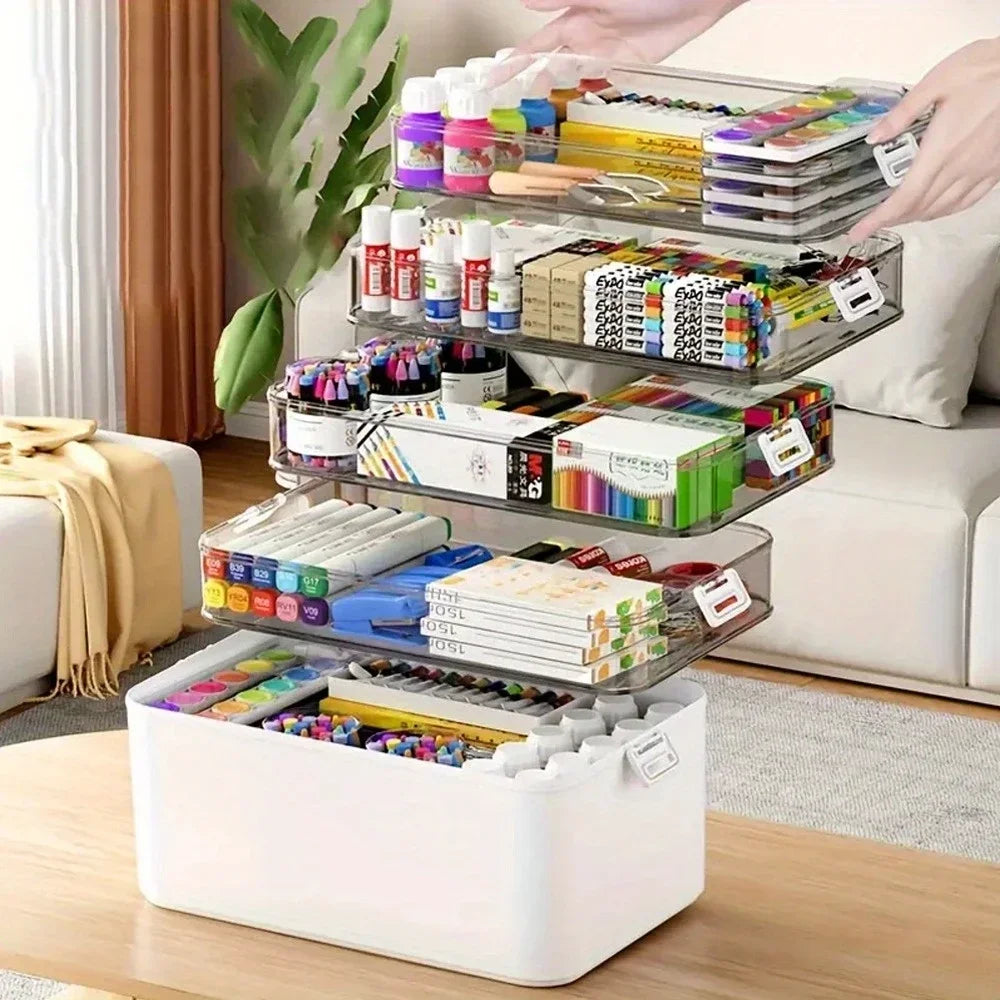 Large Capacity Multi-layer Classification Multifunctional Stationery