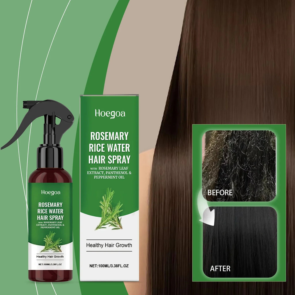 Rosemary & Rice Water Hair Mist | Nourish, Smooth & Strengthen