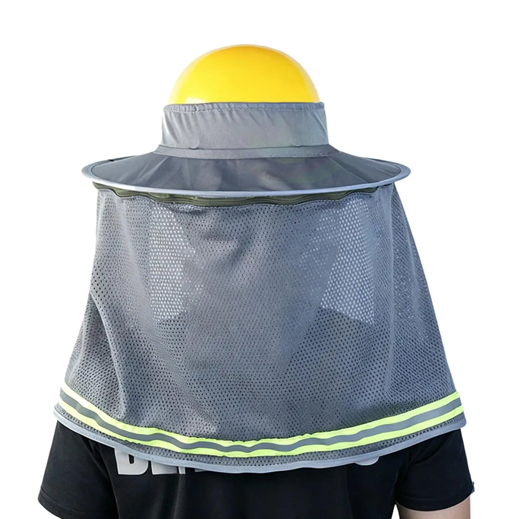 Hard Hat Sun Shade Visor – Breathable, Cooling & Reflective