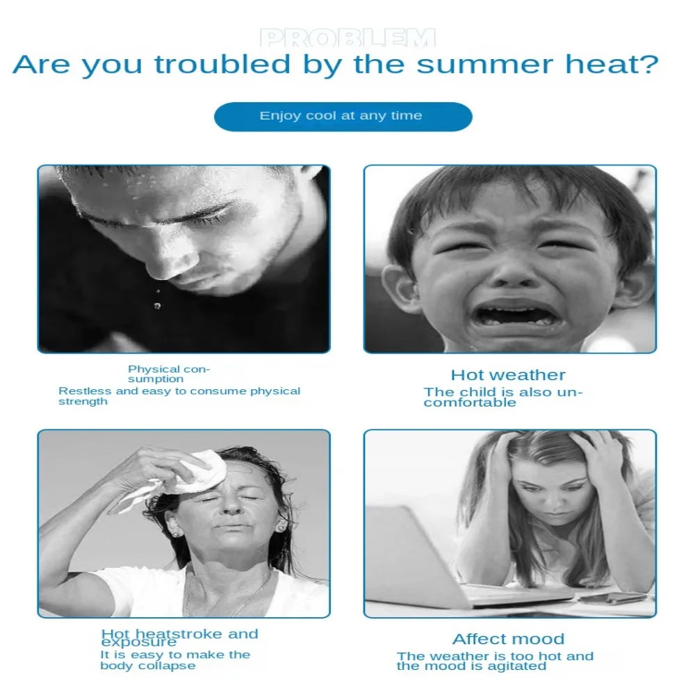 Reusable Neck Cooling Wrap – Gel Ice Ring for Summer Outdoors
