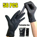 Disposable Black Nitrile Gloves 100 Pack – Powder & Latex Free