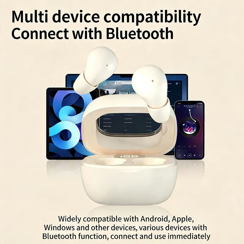 SK19 Bluetooth 5.3 Wireless Earbuds for Sleep & Sport