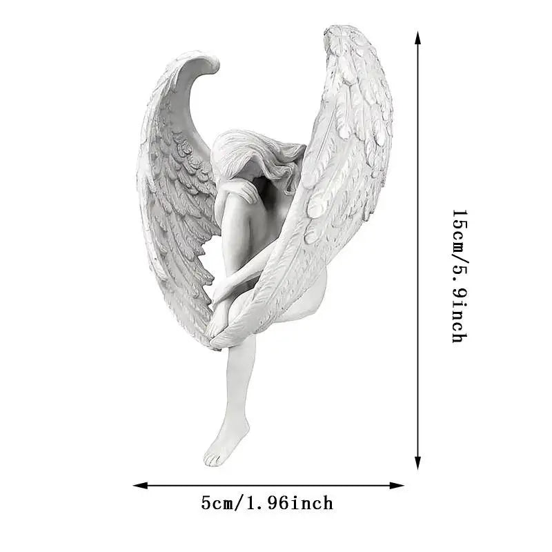 Angel Statue Sculpture – Religious Home & Garden Decor Jewelry Holder