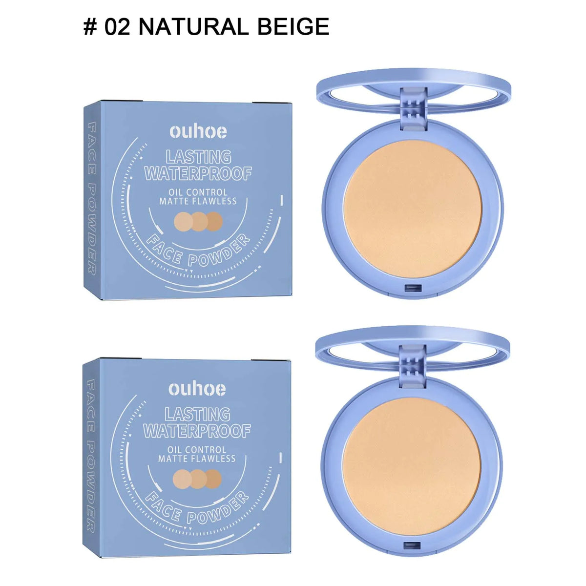 Matte Setting Pressed Powder – Oil Control & Full Coverage