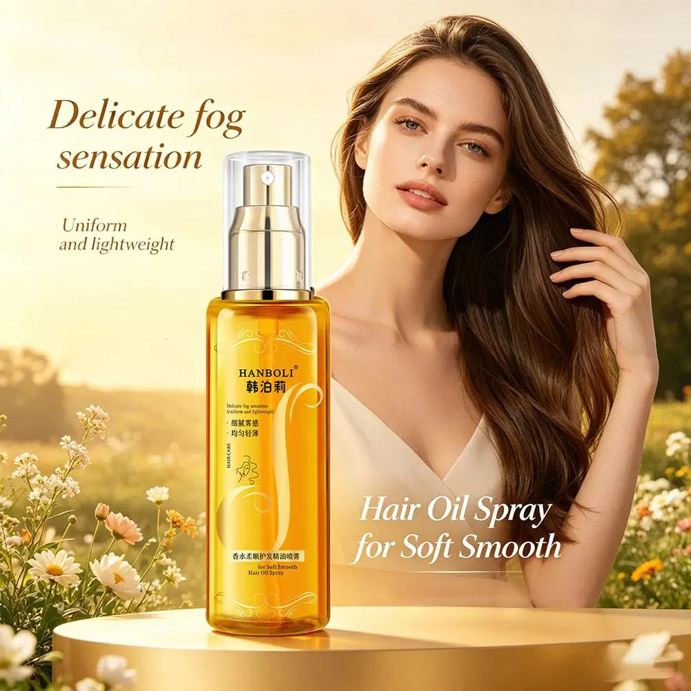 Essential Oil Hair Oil Spray | Moisturizing, Anti-Frizz Mist