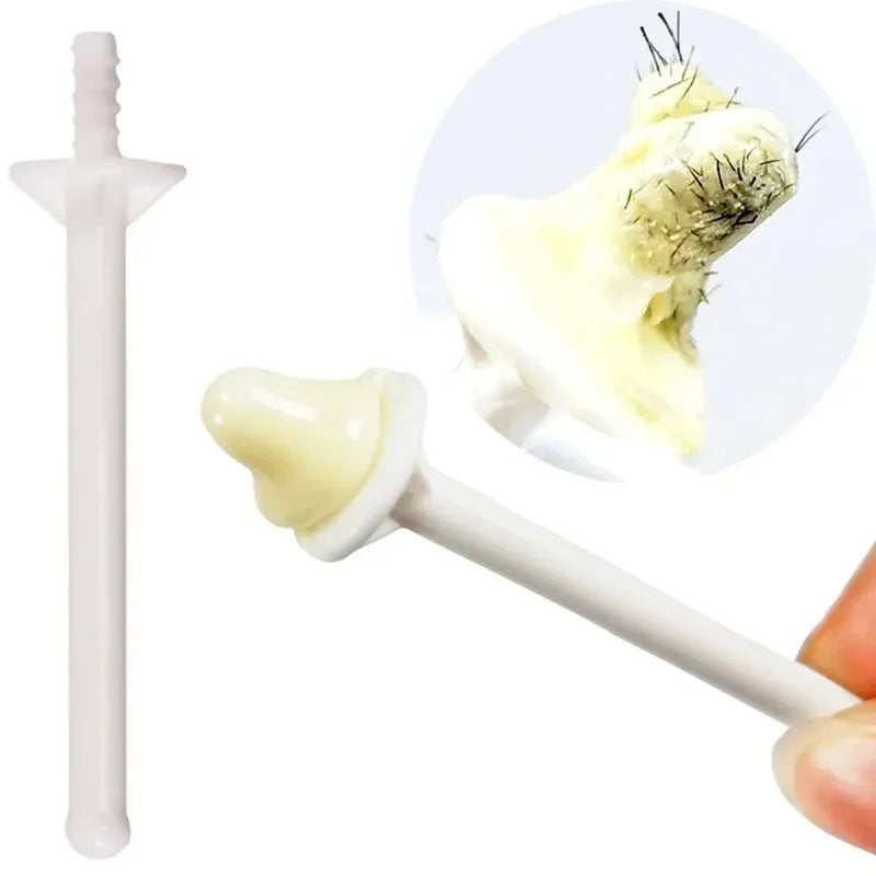 Nose Wax Applicator Sticks 100 Pcs – Nostril & Ear Hair Removal