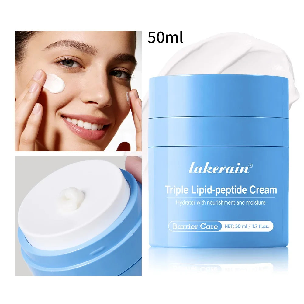 Lakerain Triple Lipid Peptide Cream – Hydrating Moisturizer