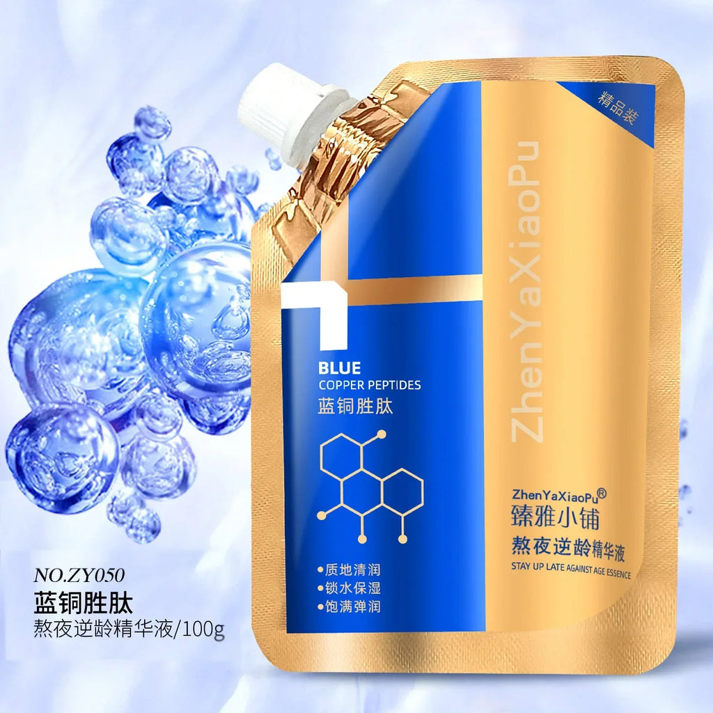 Blue Copper Peptide & Snake Venom Facial Serum 100ml Anti-Wrinkle