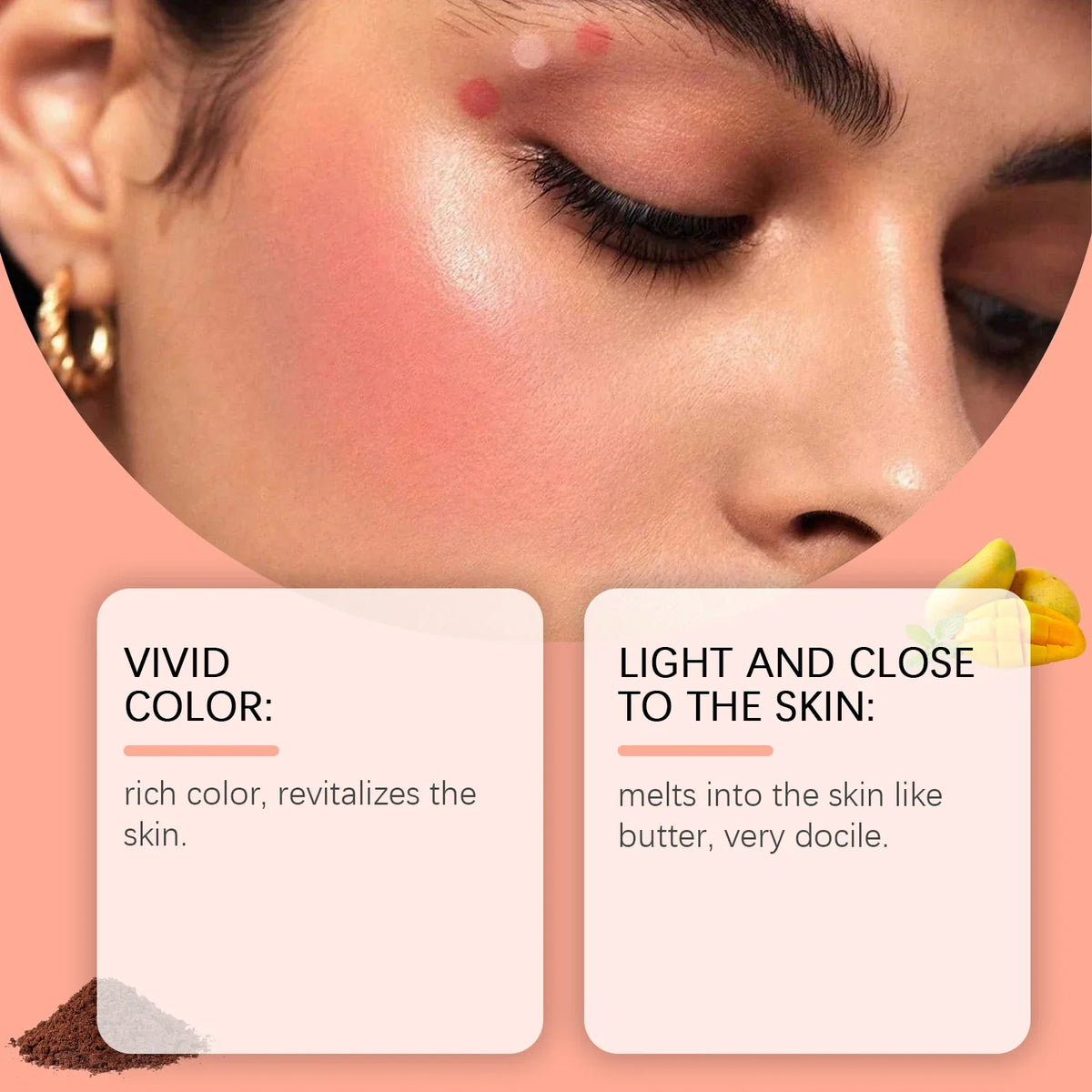 Eelhope Butter Cream Blush – Long-Lasting Blendable Cheek Color