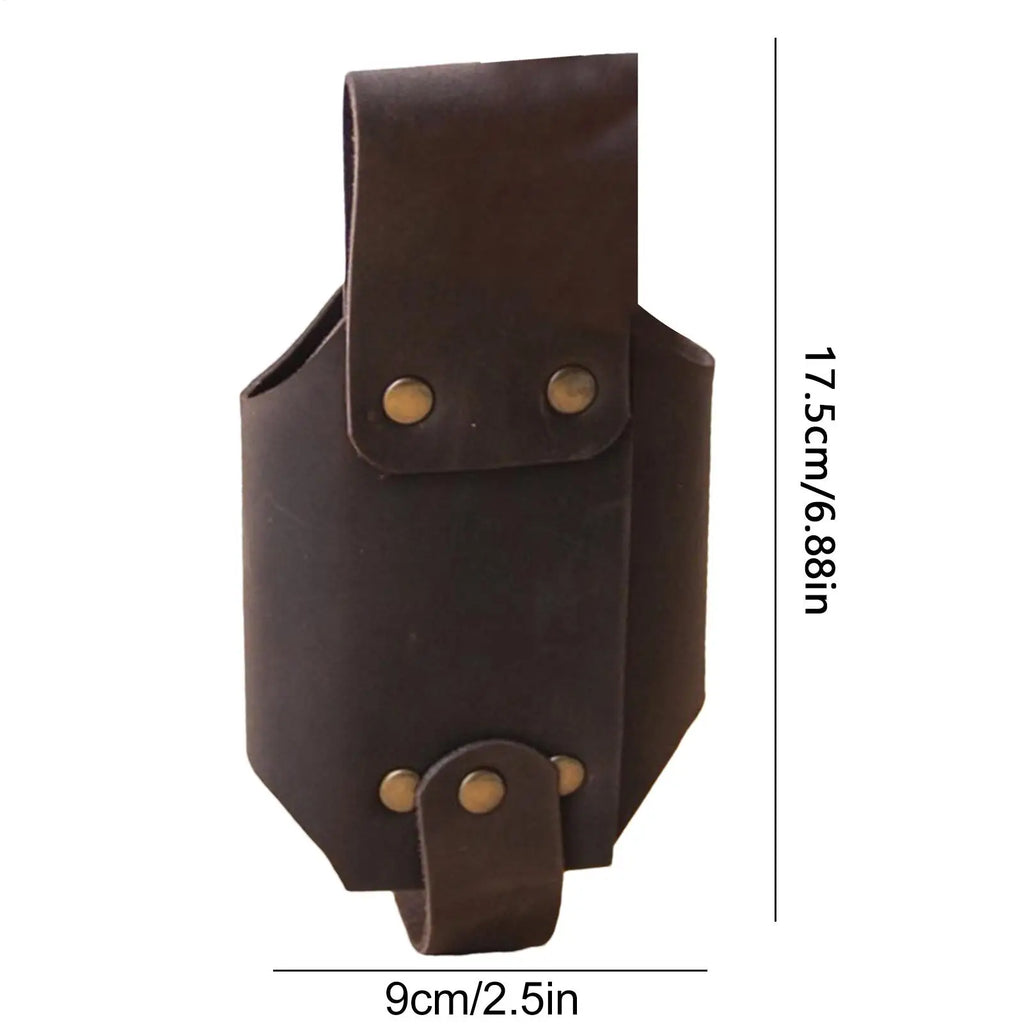 PU Leather Belt Bottle Holder – Waterproof Drink Carrier
