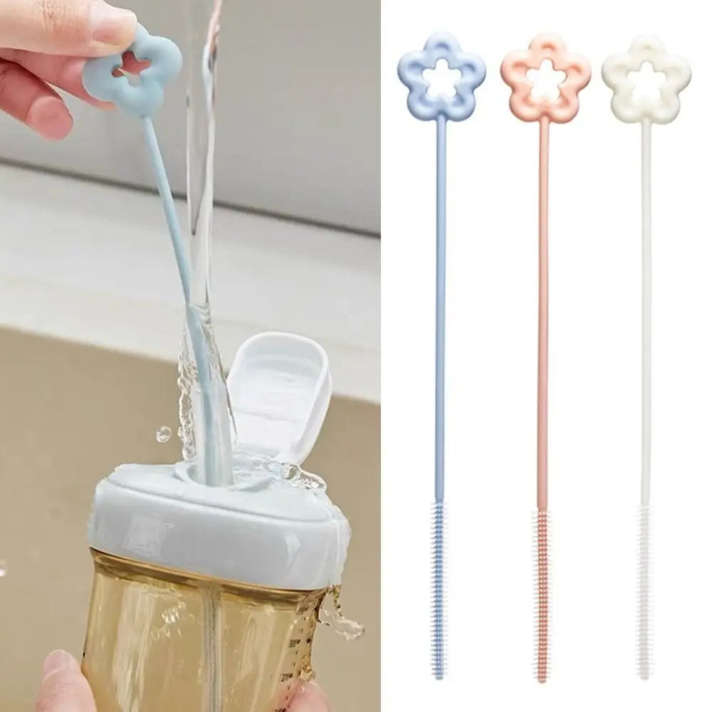 Reusable Straw Cleaning Brush Tool Kitchen Gadgets Bottle Cups Cover